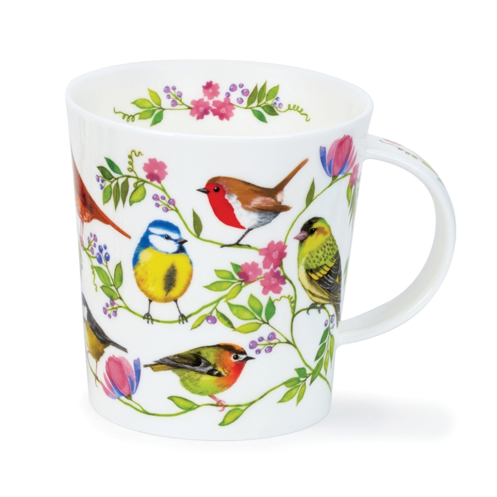 Bild von Morning Chorus Robin Rotkehlchen Dunoon Tasse Lomond Fine Bone China