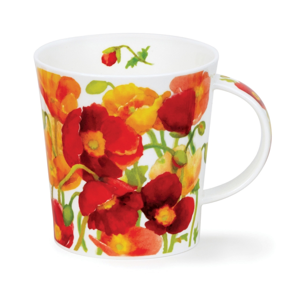 Bild von Kelmscott red rot Dunoon Tasse Lomond Fine Bone China
