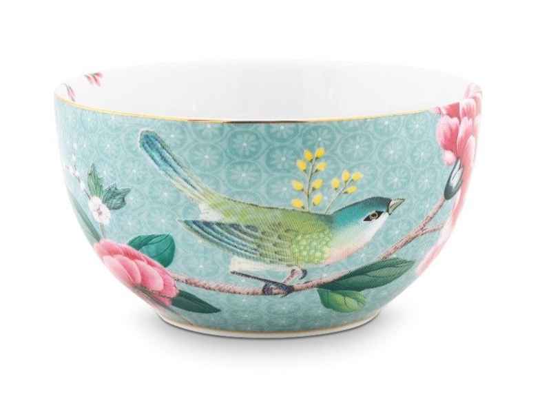 Bild von PIP Studio Müslischale Blushing Birds blau