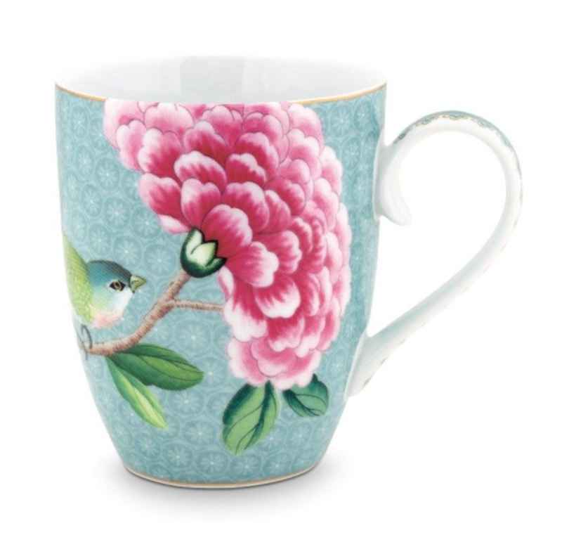 Bild von PIP Studio Becher Blushing Birds blau