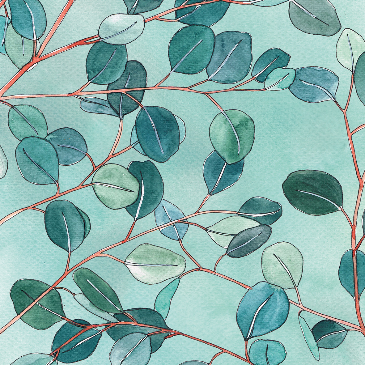 Bild von Eucalyptus Servietten