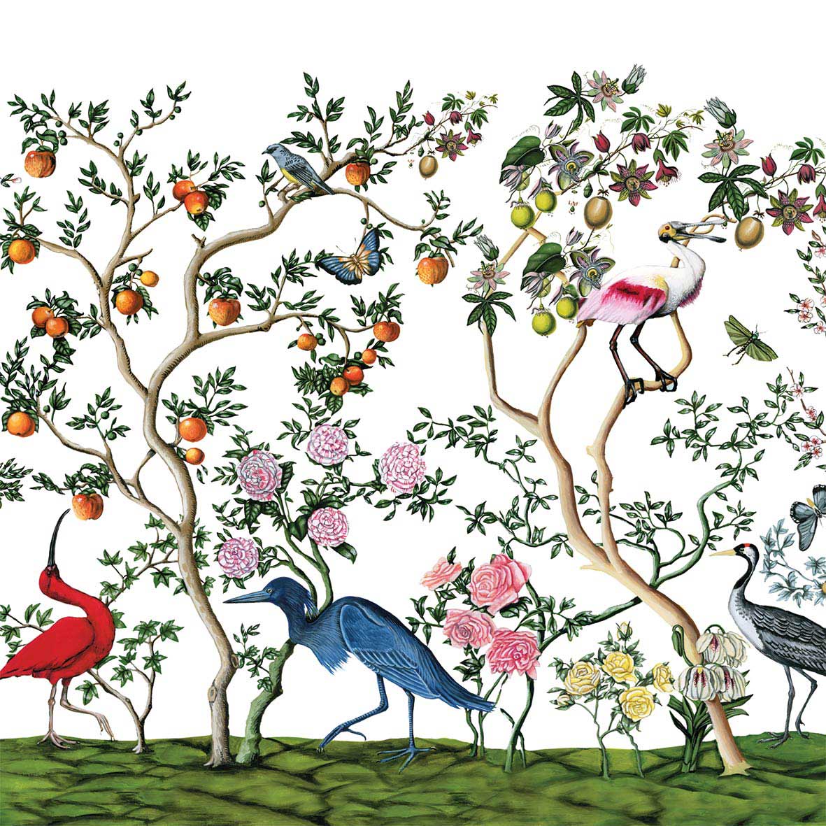 Bild von Bird Chinoiserie Servietten