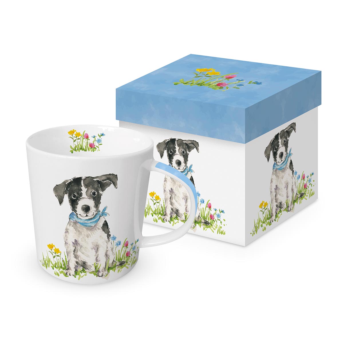 Bild von PPD Tasse Bobby Hund Porzellanbecher mit Geschenkkarton Trendmug