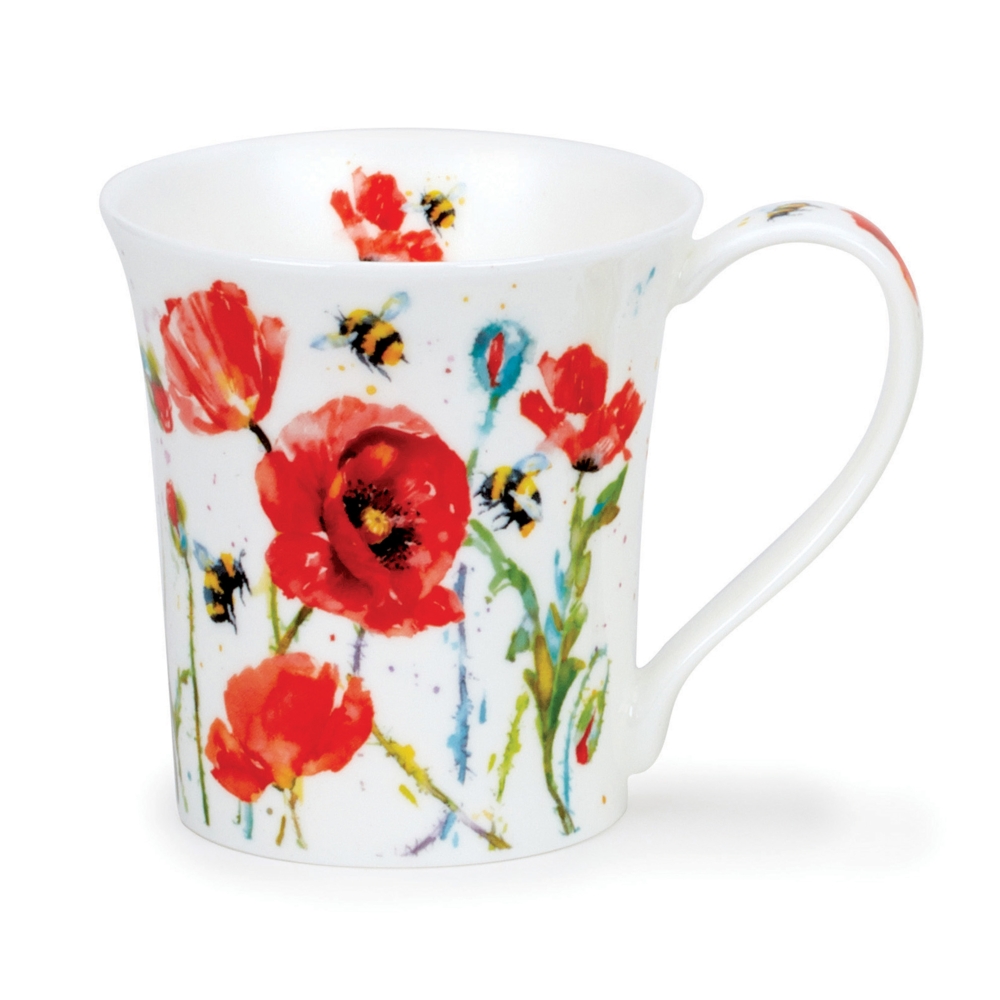 Bild von Dunoon Tasse Busy Bees Poppy Bienen Jura 