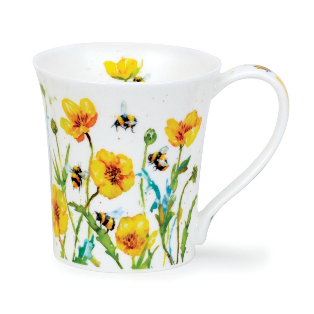 Bild von Dunoon Tasse Busy Bees Buttercup Bienen Jura 