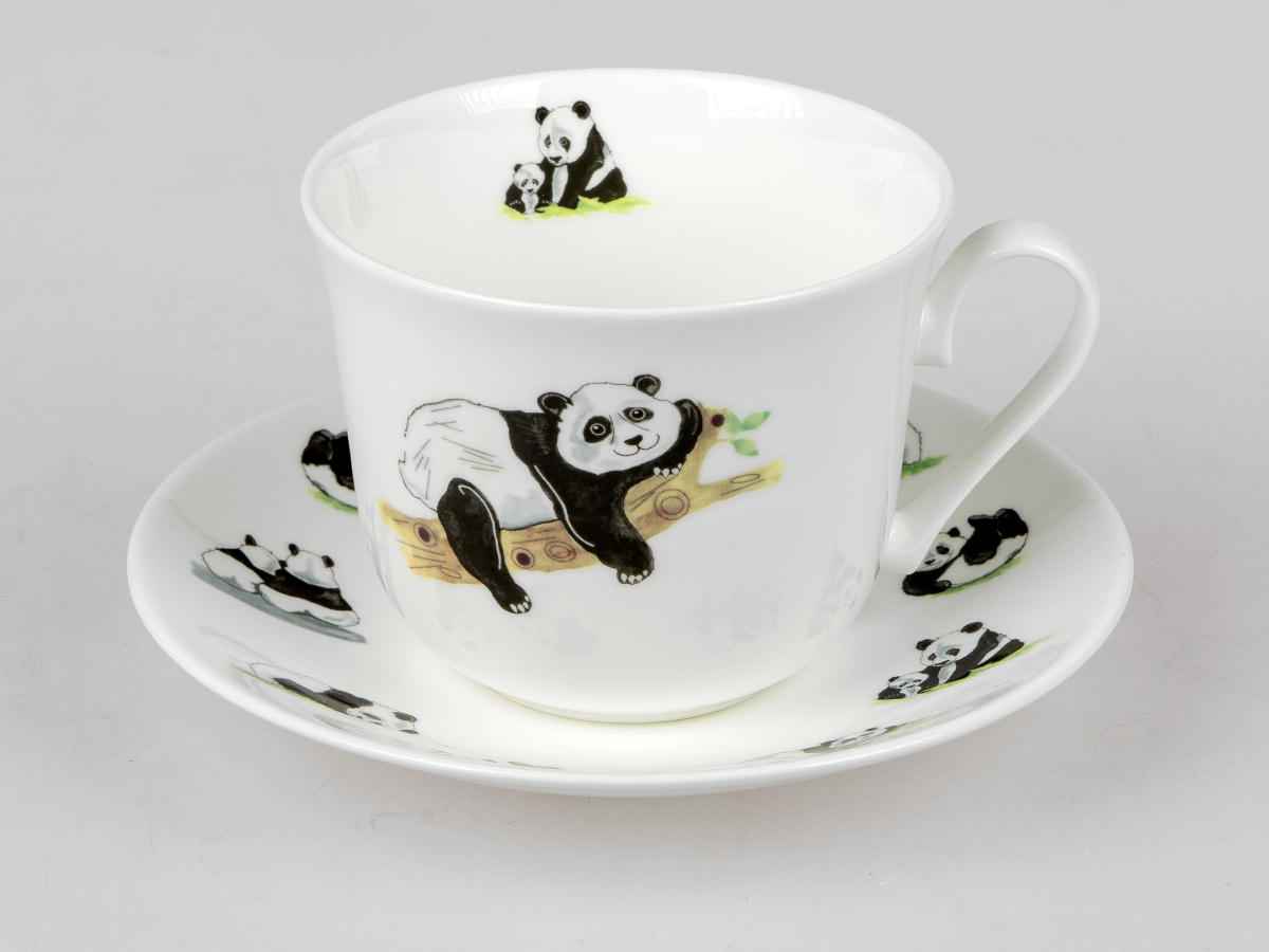 Bild von Roy Kirkham Tassen Panda Jumbotasse mit Untertasse