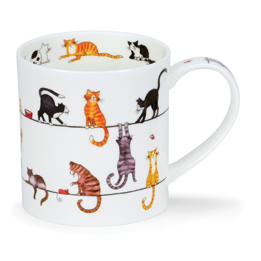 Bild von Dunoon Tasse Live Wires Cat Katzen Orkney
