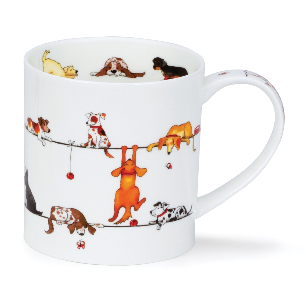 Bild von Dunoon Tasse Live Wires Dog Hunde Orkney