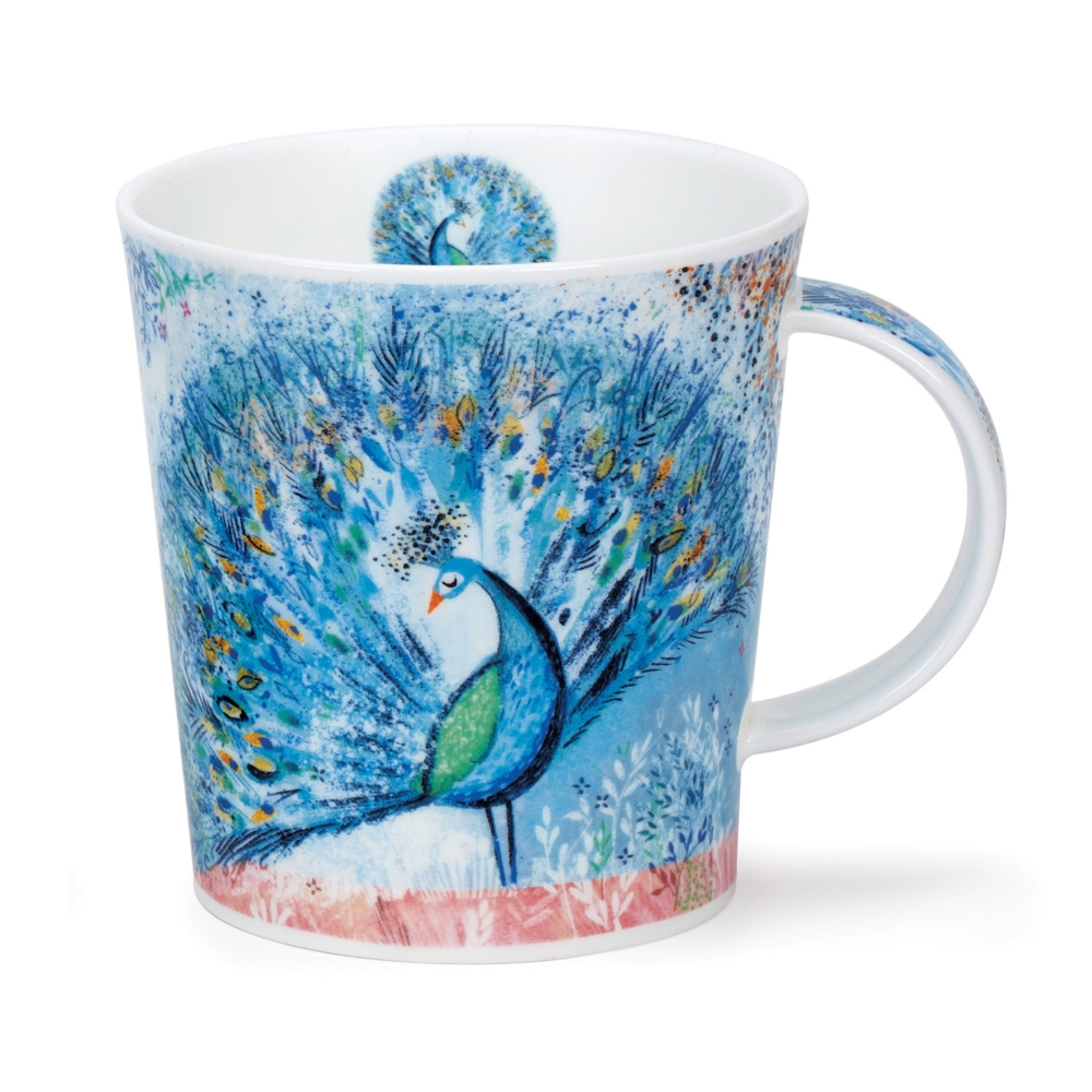 Bild von Dunoon Mystic Wood Peacock Pfau Tasse Lomond Fine Bone China