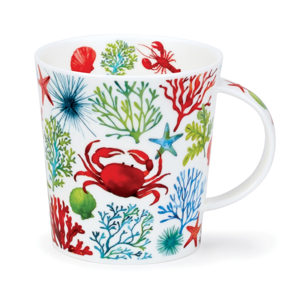 Bild von Under the sea rot Dunoon Tasse Lomond Fine Bone China