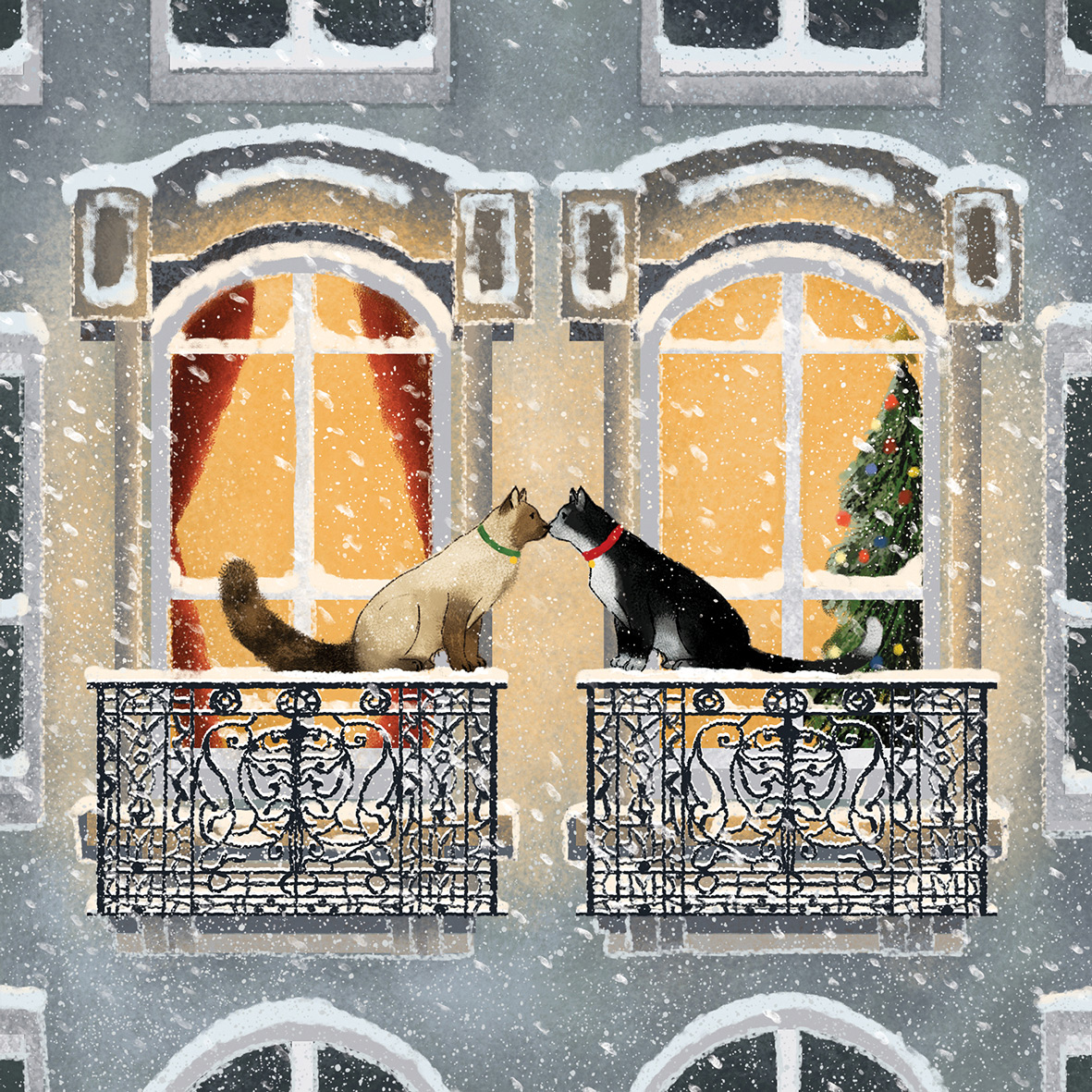 Bild von Townhouse Cats Servietten