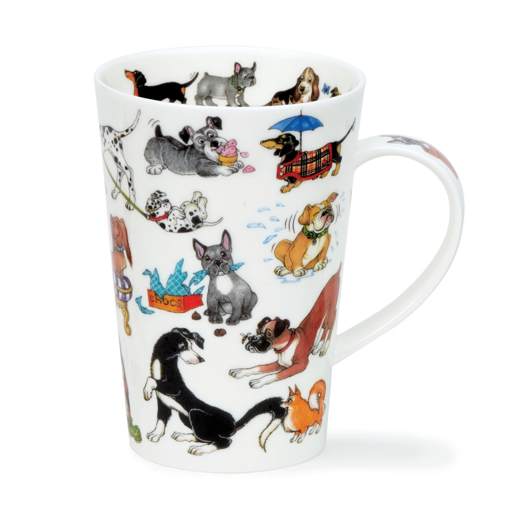 Bild von Barking Mad Dunoon Tasse Hunde Shetland