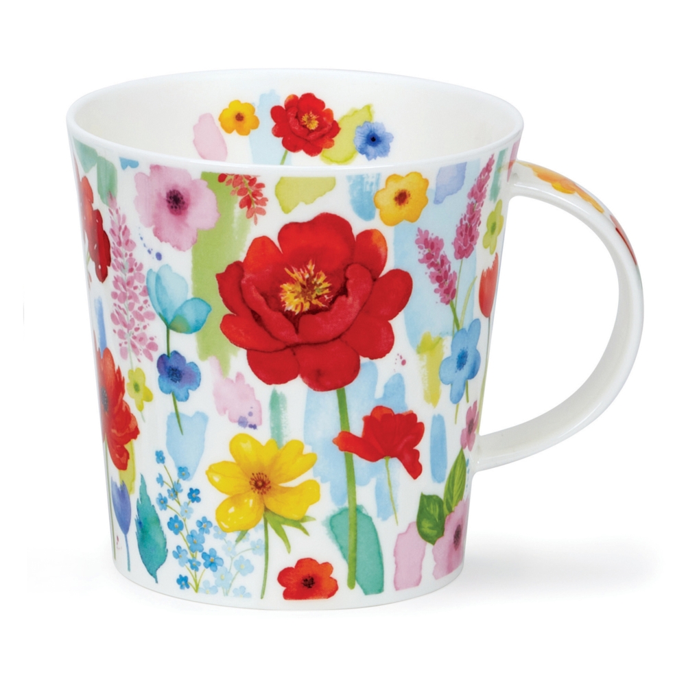 Bild von Dunoon Tasse Floral Burst rot Jumbo Cairngorm 