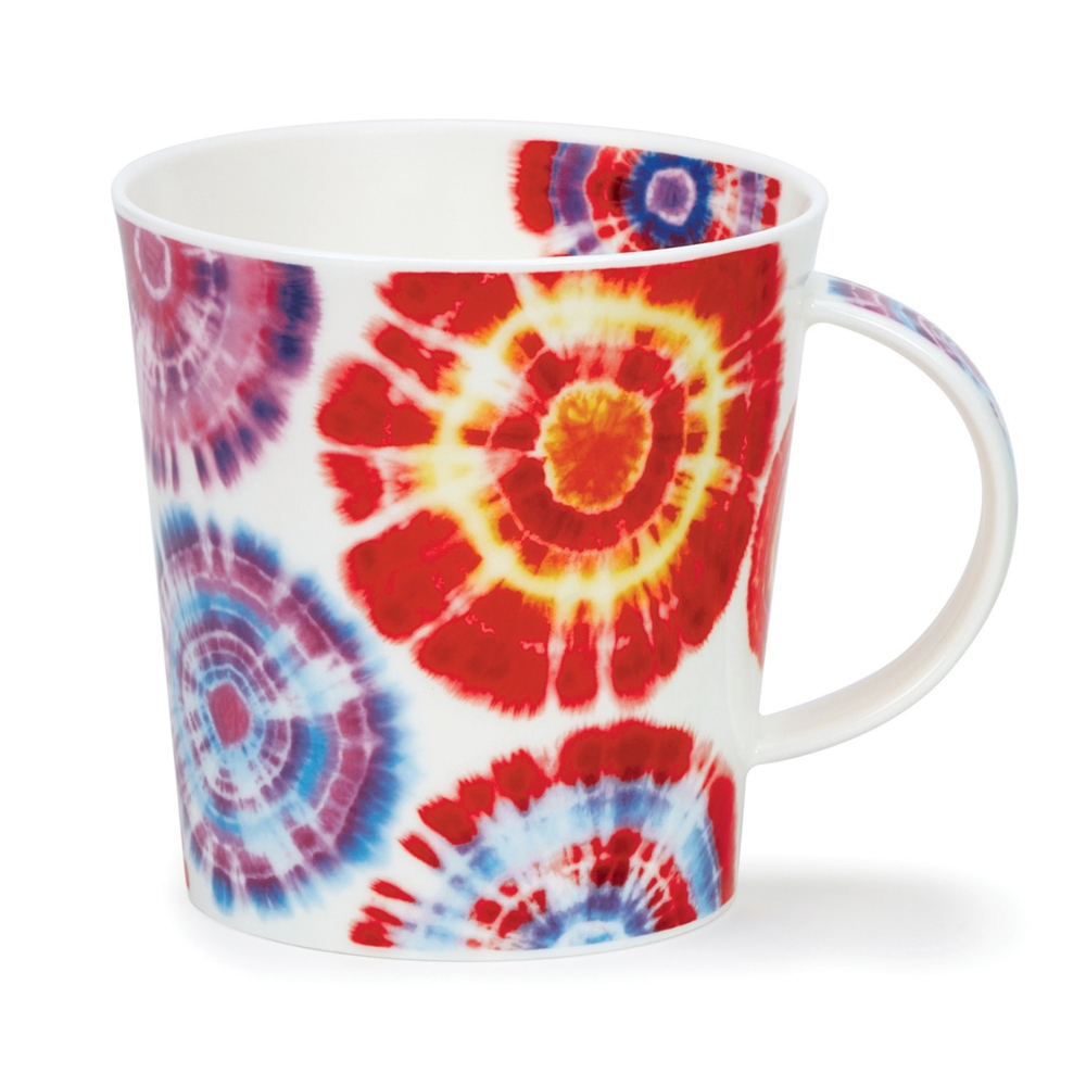 Bild von Dunoon Tasse Tie-Dye rot Jumbobecher Cairngorm