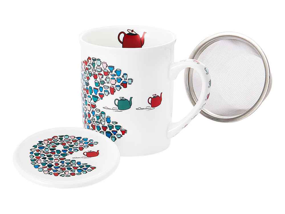 Bild von Teetasse mit Sieb und Deckel Joe von ChaCult