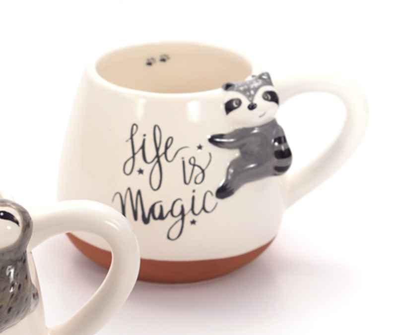 Bild von Waschbär Roy Henkelbecher Tasse Cha Cult