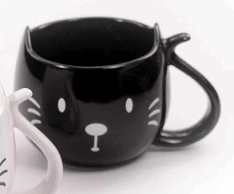 Bild von Trixie schwarz Katze Henkelbecher Tasse Cha Cult