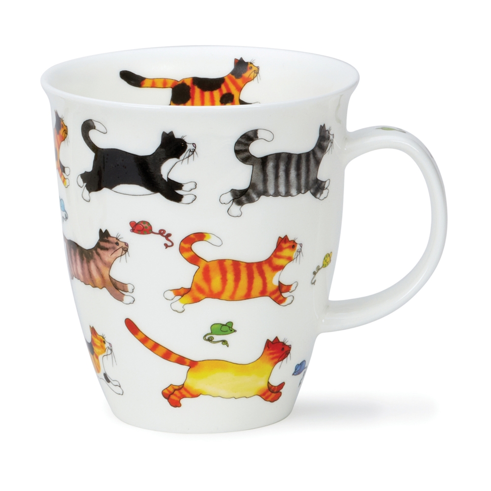 Bild von Dunoon On the Run Cat Katzen Mug Henkelbecher Nevis