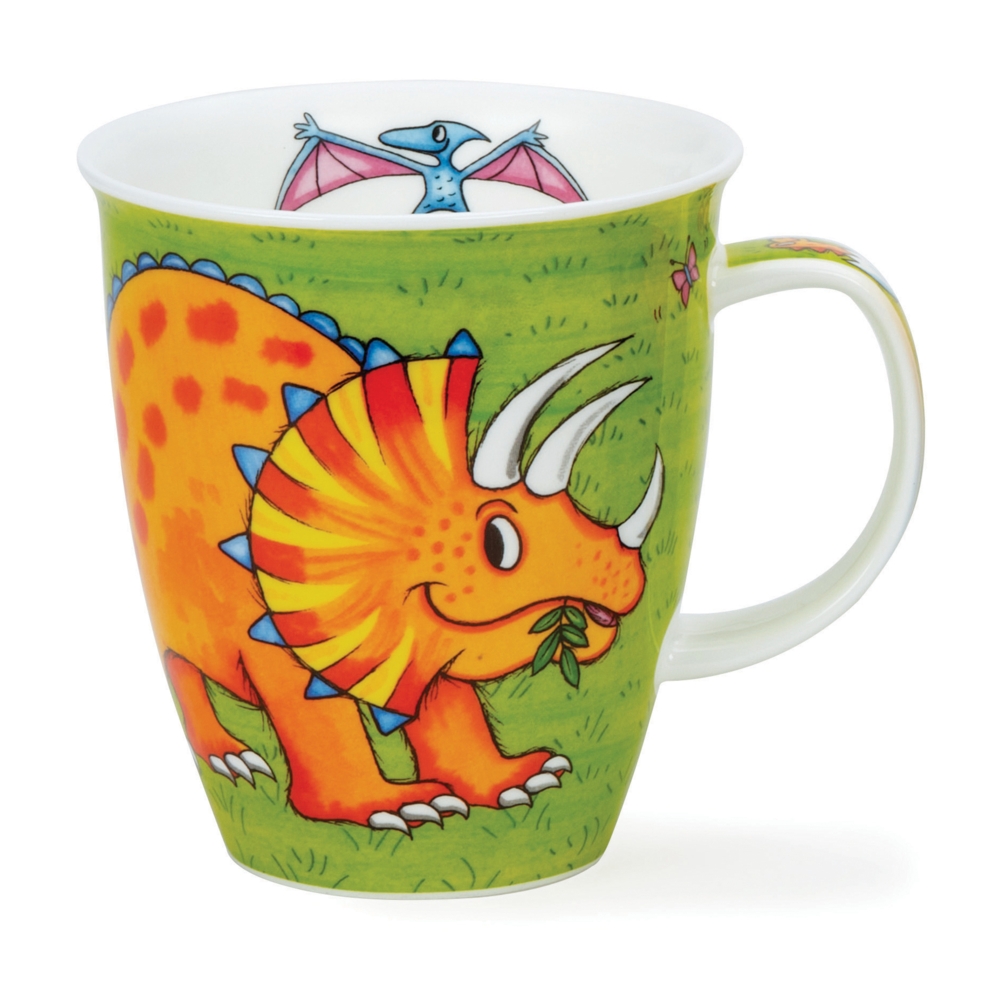 Bild von Dunoon Jurassic Jive Triceratops Mug Henkelbecher Nevis