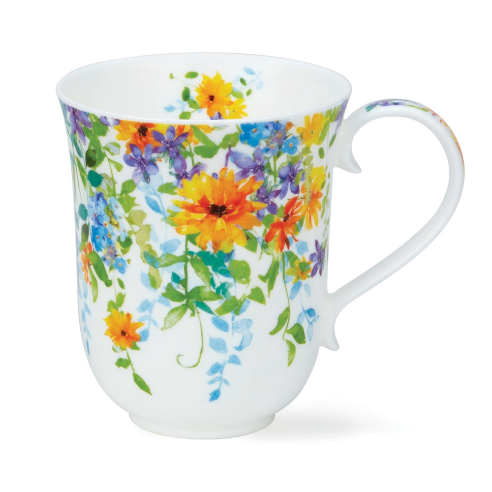 Bild von Trailing Flowers yellow Dunoon Tasse Braemar 
