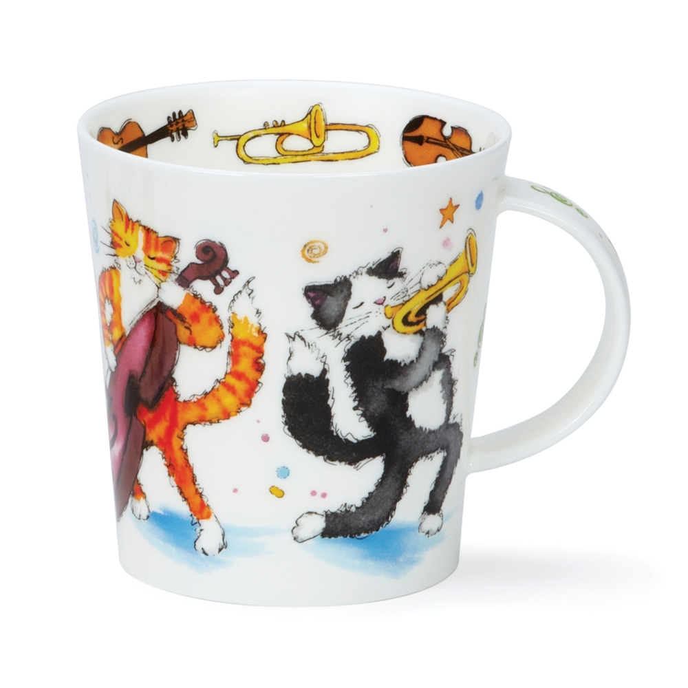 Bild von Groovy Cats Katzen Dunoon Tasse Lomond Fine Bone China