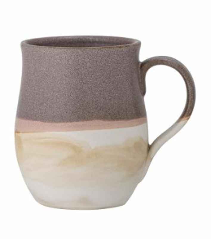 Bild von Ash mauve Henkelbecher Tasse Bloomingville
