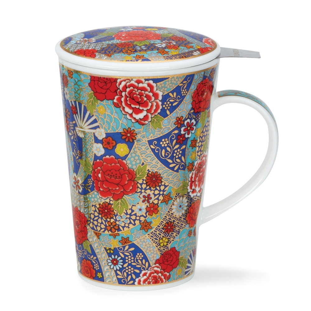 Bild von Dunoon Tasse mit Sieb und Deckel Kimono Shetland