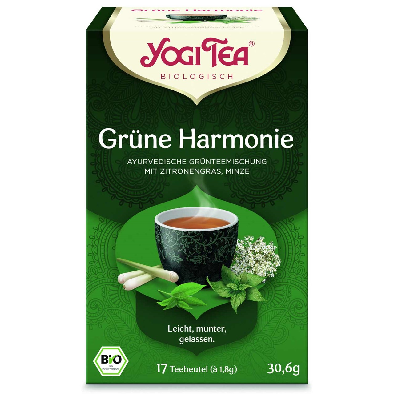 Tea 4 You. Grüne Harmonie von Yogi Teei bio Ayurvedische Teemischung ...