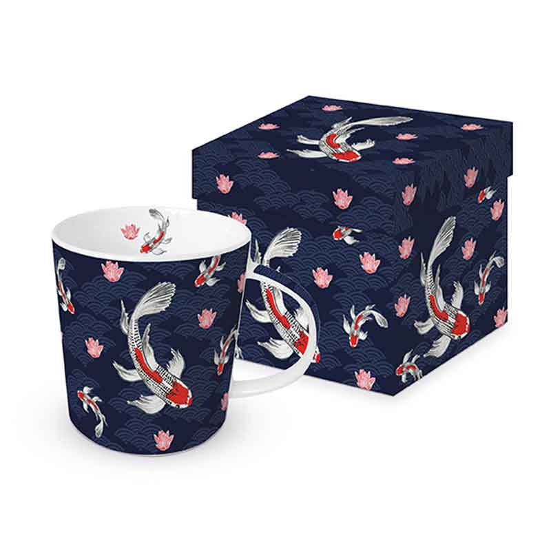 Bild von Koi Porzellanbecher mit Geschenkkarton Trendmug