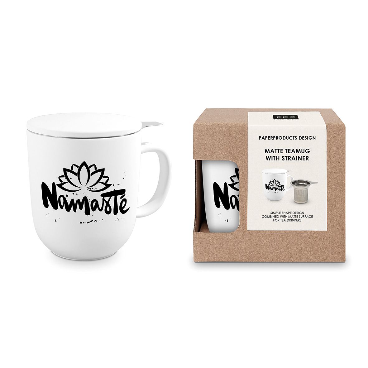 Bild von Namaste Teetasse mit Sieb und Deckel