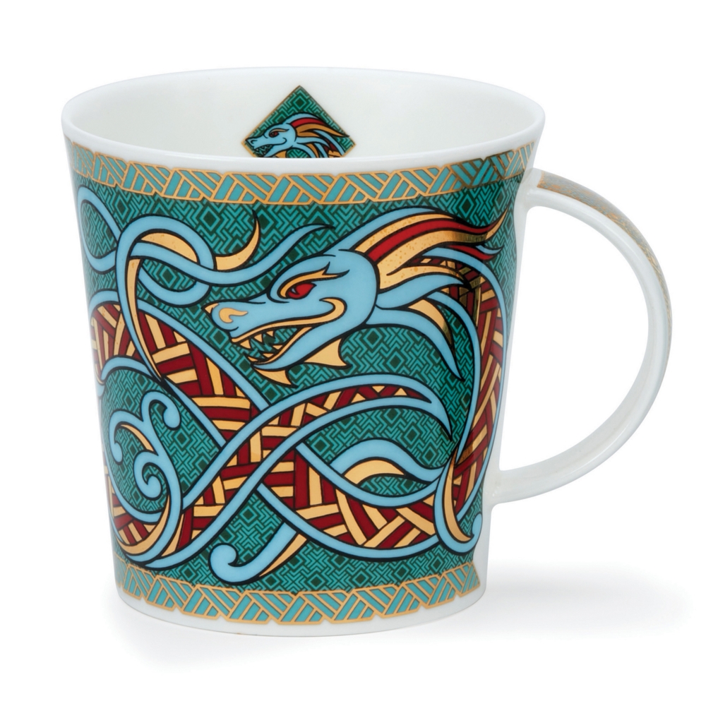 Bild von Dunoon Tasse Dragon turquoise türkis Jumbo Cairngorm 
