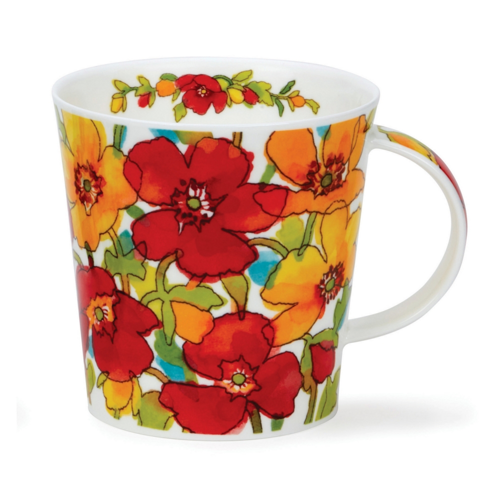 Bild von Dunoon Tasse Flower Shower red rot Jumbo Cairngorm 