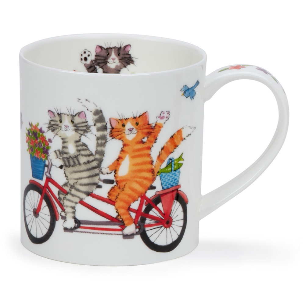 Bild von Dunoon Tasse Happy Days Cat Katzen Orkney