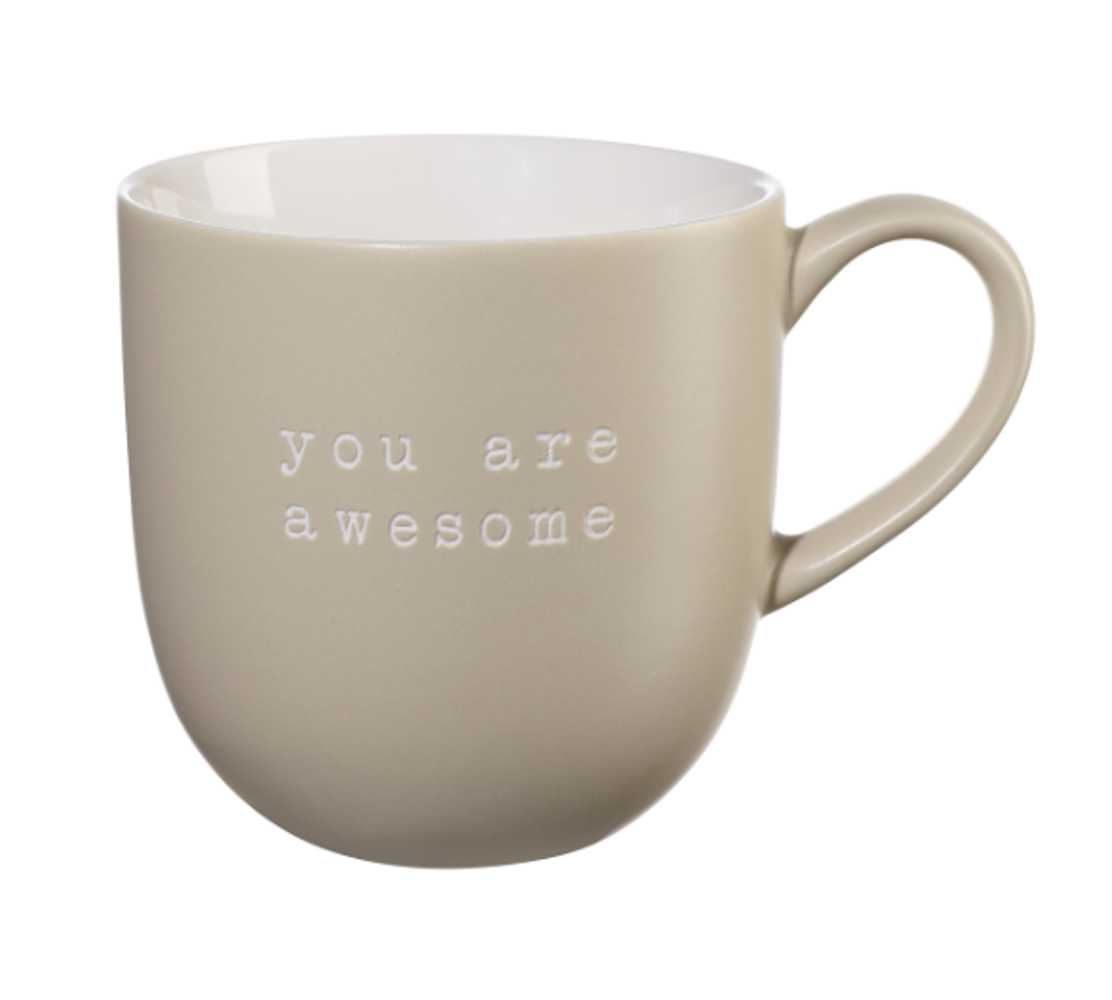 Bild von ASA Selection Tasse You are awesome hey! Henkelbecher 0,35L