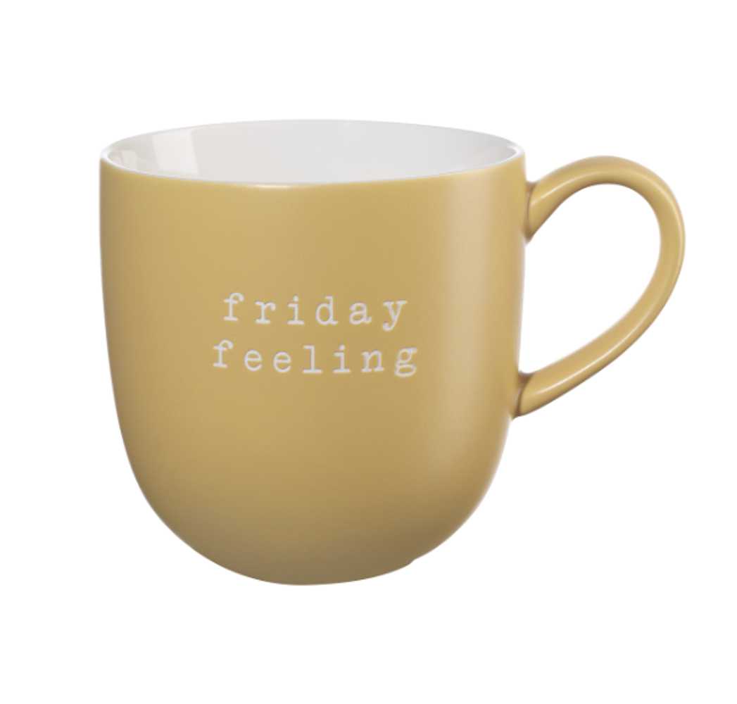 Bild von Friday feeling hey! Henkelbecher Tasse ASA 0,35L