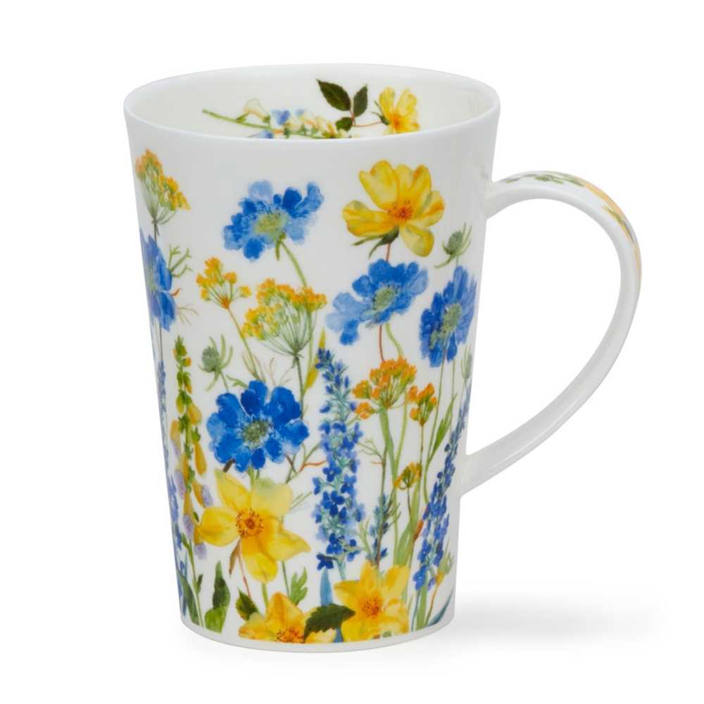 Bild von Cottage Border blue blau Dunoon Tasse Shetland