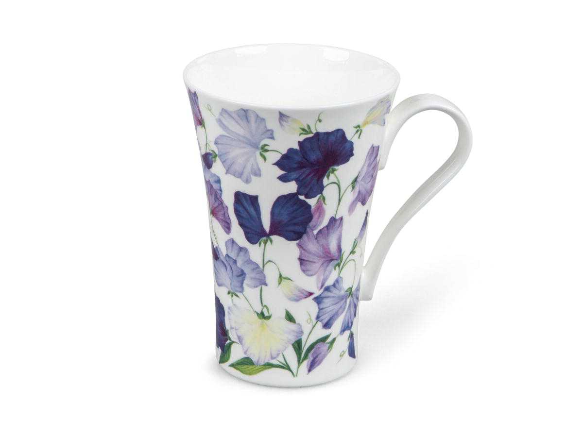 Bild von Sweet Peas lila Roy Kirkham Latte Jumbobecher Tasse