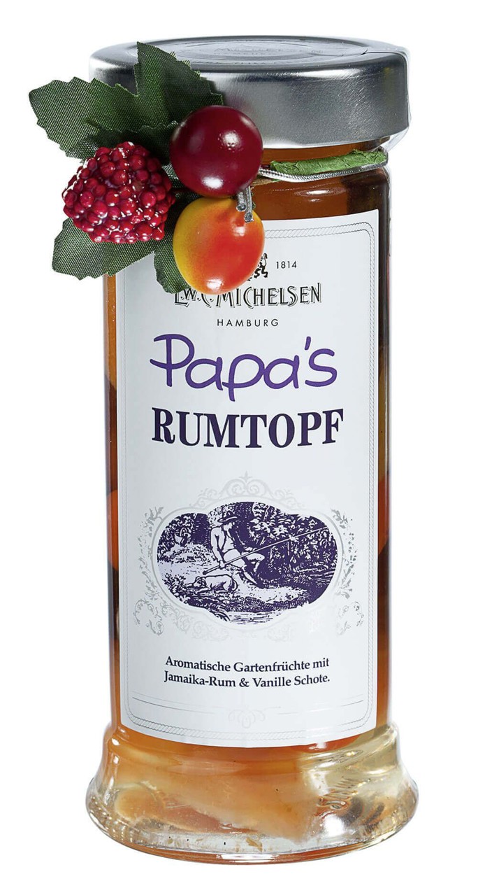 Bild von Papas Rumtopf 225g Glas