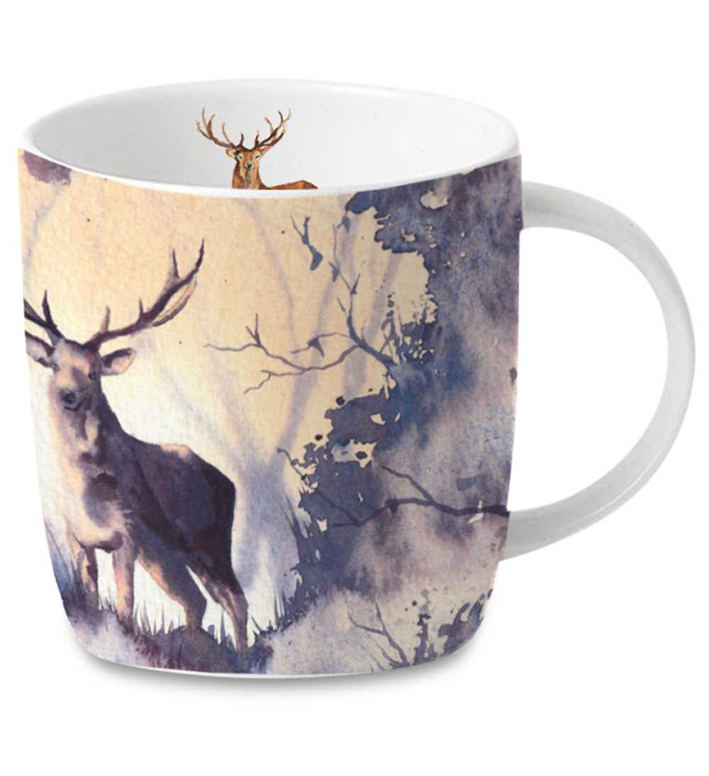 Bild von Roy Kirkham Woodland Hirsch Kaffeebecher Tasse 