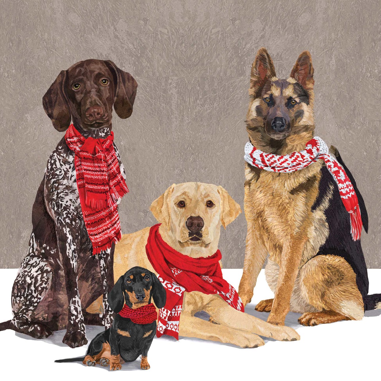 Bild von Scarf Dogs Servietten