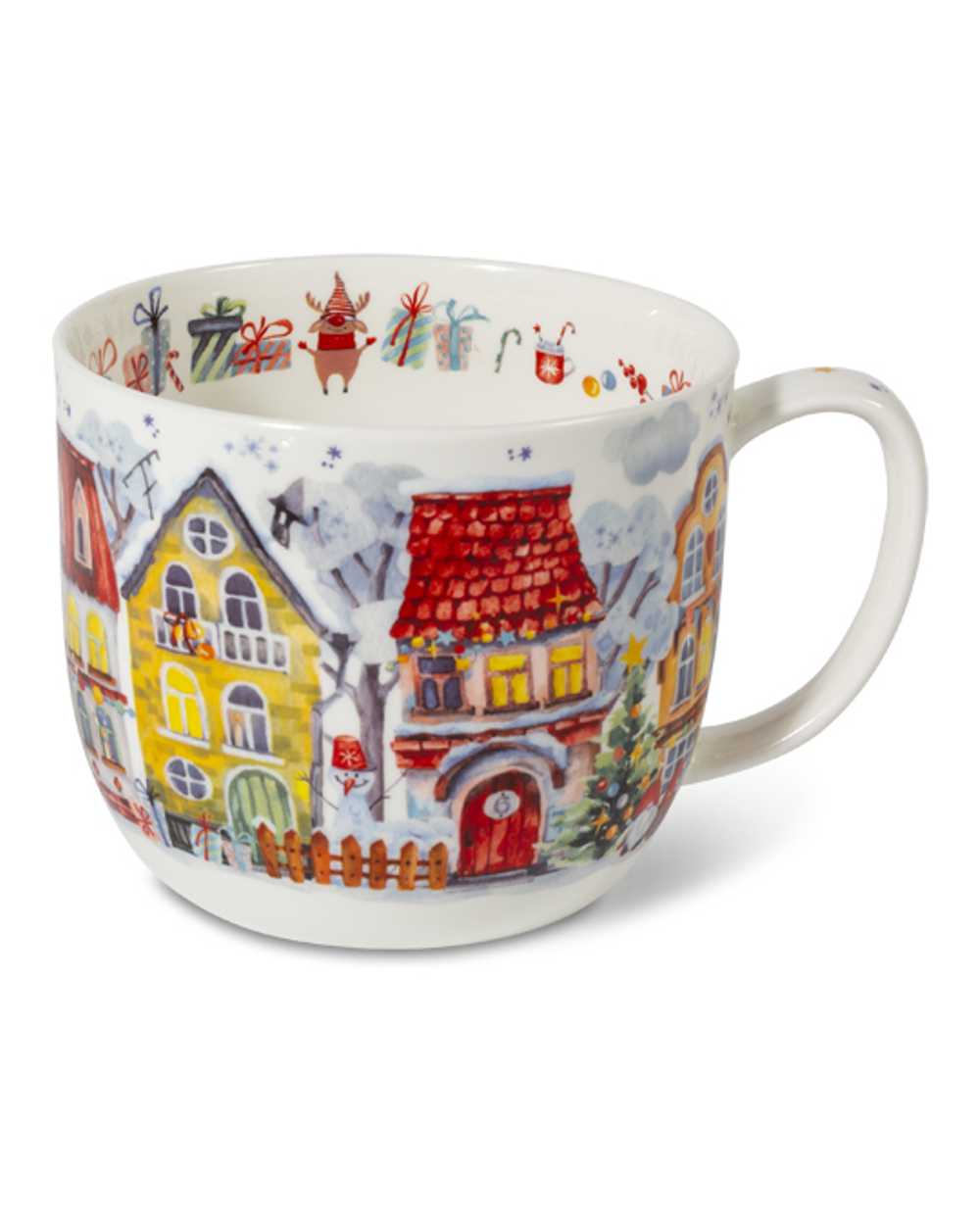 Bild von Jumbobecher Winterstädtchen 700 ml Bone China 