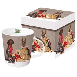 Bild von Scarf Dogs Hunde Trendmug Porzellanbecher mit Geschenkkarton
