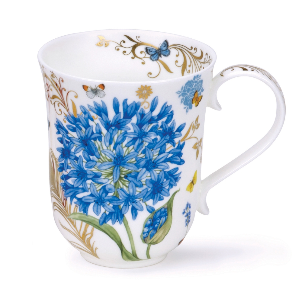 Bild von Vintage blue Dunoon Tasse Braemar 