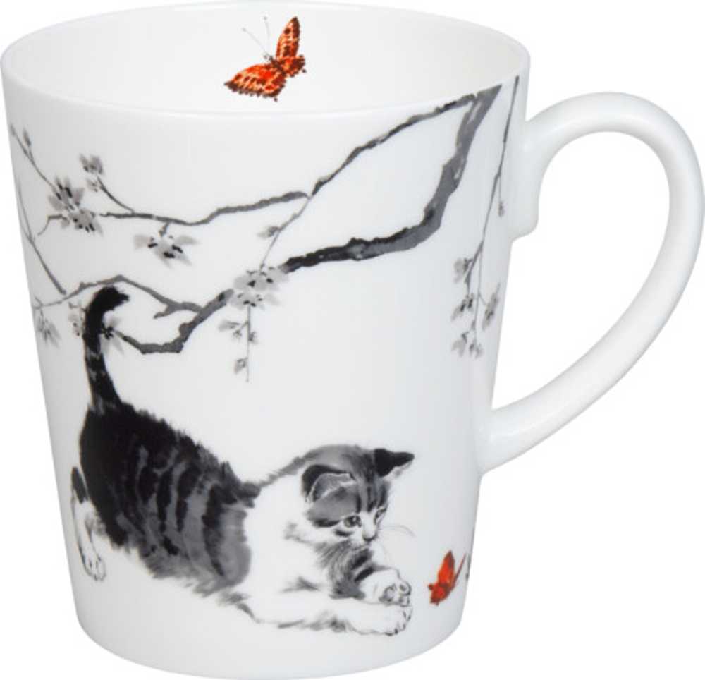 Bild von Könitz Tasse Wunderbar Cats Katzen Jumbobecher Jumbotassen Fine Bone China
