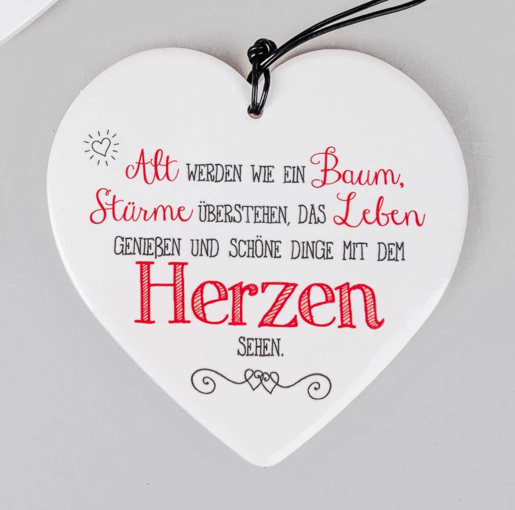 Bild von Herz mit Spruch Alt werden wie ein Baum