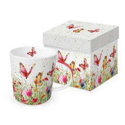 Bild von Flowerfield Blumenwiese Trendmug Porzellanbecher mit Geschenkkarton