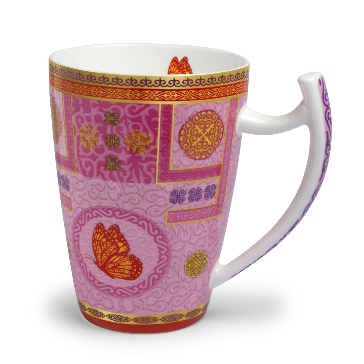 Bild von Jumbo-Becher Tilly pink Schmetterling