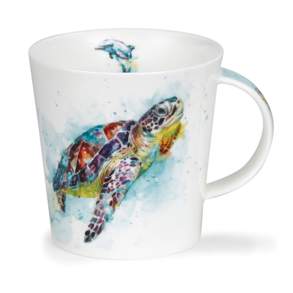 Bild von Dunoon Tasse Marine Life Flippers Schildkröte Delfin Jumbo Cairngorm 