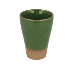 Bild von Kikko green Cup Teebecher ohne Henkel Steingut