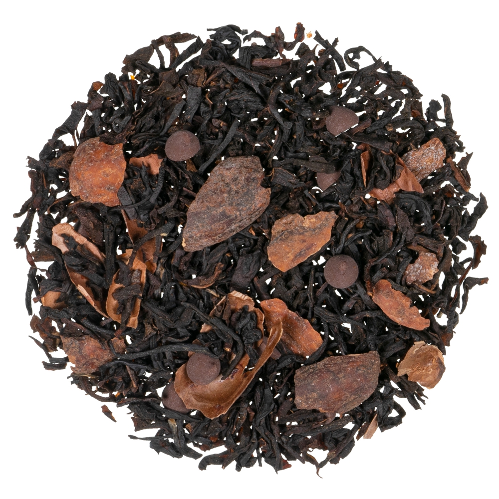 Bild von Schokocino bio, schwarzer Tee